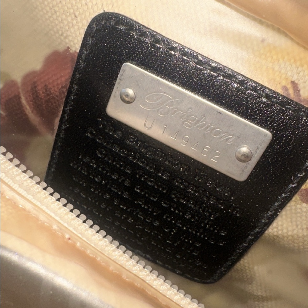 Brighton Vintage Croc Embossed Travel Carry-on Bag - Picture 7 of 8